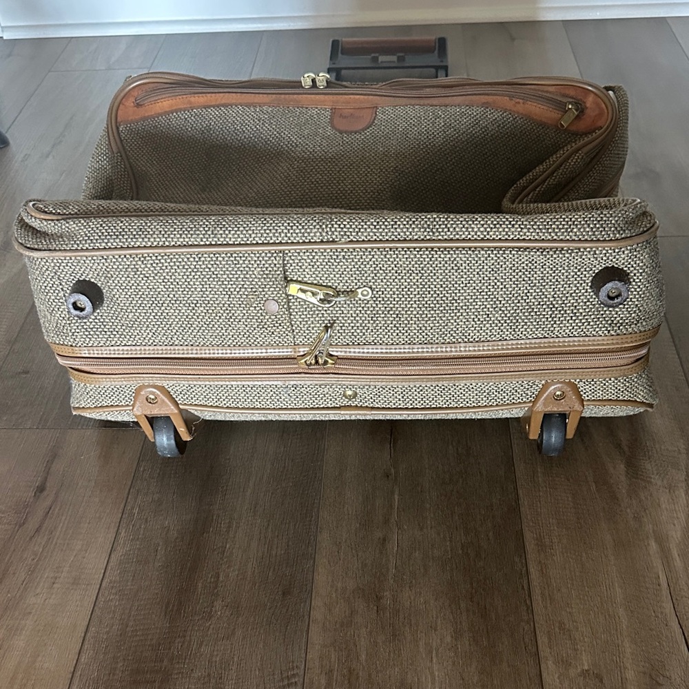 Vintage Hartmann Rolling Garment Bag with Leather Trim - Picture 3 of 6